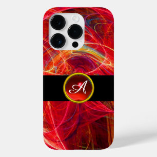 CRAZY FOTON RED RUBY GEM STONE MONOGRAM Case-Mate iPhone 14 PRO HÜLLE