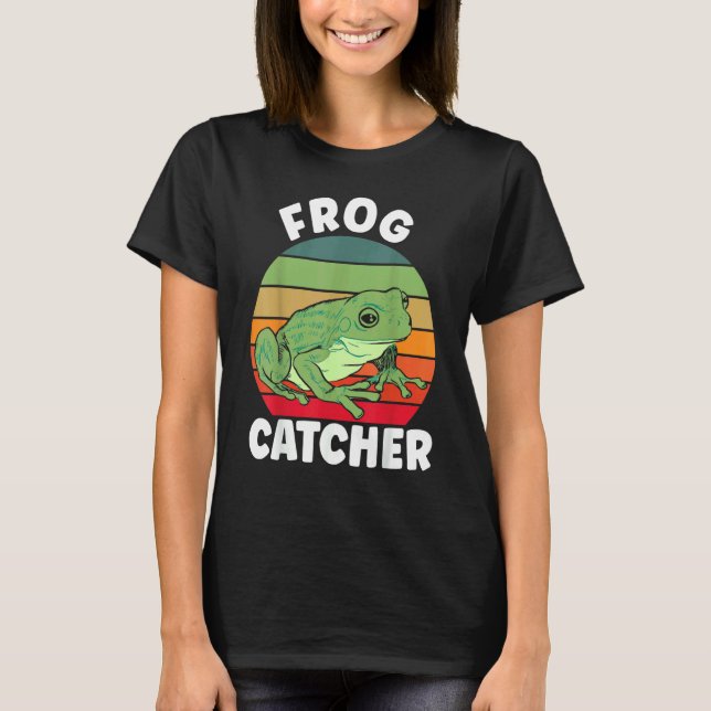 Crazy Frog  Froschflüsterer Froschfänger T-Shirt (Vorderseite)