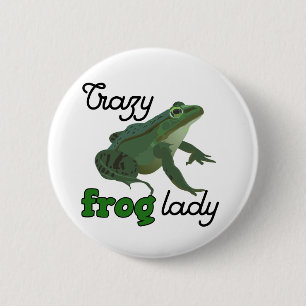 Crazy Frog Lady Frog Liebesgeschenke Button