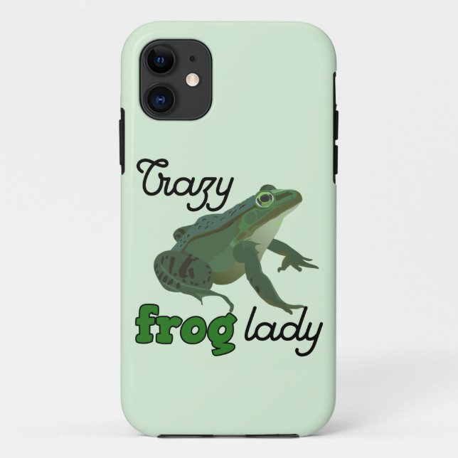 Crazy Frog Lady Frog lover gifts Case-Mate iPhone Hülle (Rückseite)