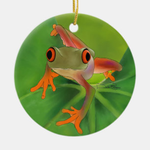 Crazy Frog Ornament mit Hintergrund