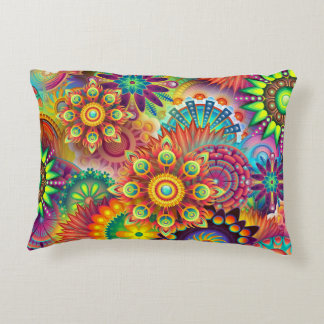 CRAZY FUNKY BLUME FARBIG PILLOW DEKOKISSEN