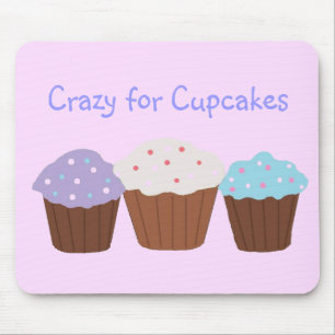 Crazy für Cupcakes Mousepad