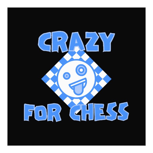 Crazy für Schach Fotodruck (Vorne)