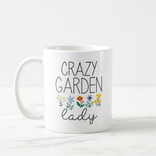 Crazy Garden Lady Kaffeetasse