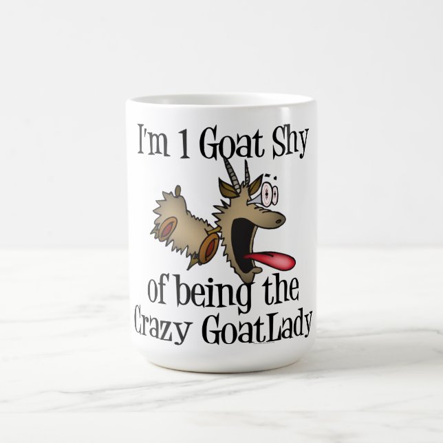 Crazy Goat Lady GetYerGoat Tasse (Mittel)