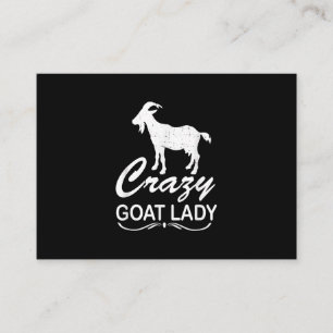 Crazy Goat Lady Shirt Goat Tshirt Bauer Visitenkarte