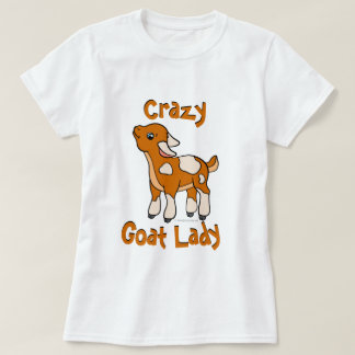 CRAZY GOAT LADY | von TotallyGoatally™ T-Shirt