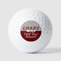 Crazy Golf Slogan, Mini Golfplatz