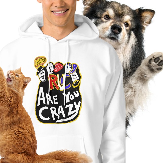 Crazy Good Vibes - farbenfroher, lebendiger Art Ca Hoodie (Von Creator hochgeladen)