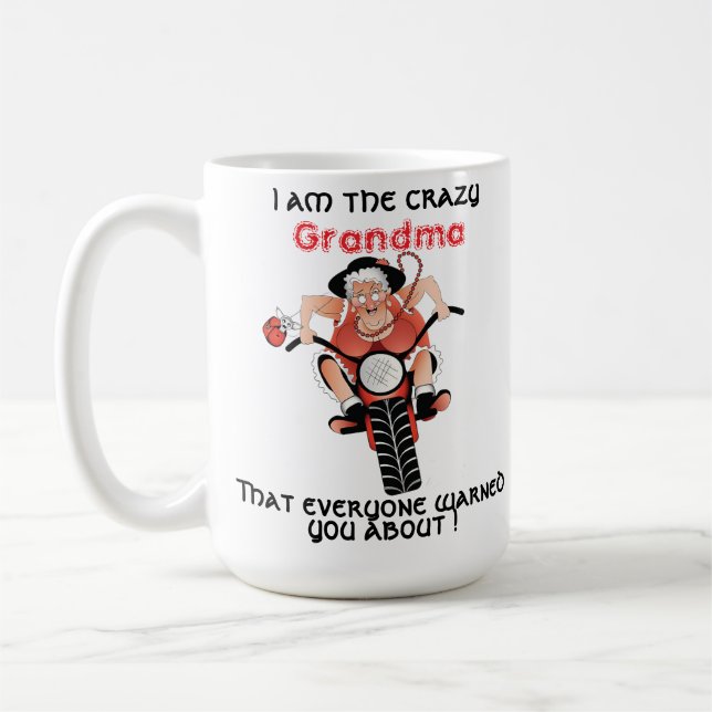 CRAZY GRANDMA KAFFEETASSE (Links)