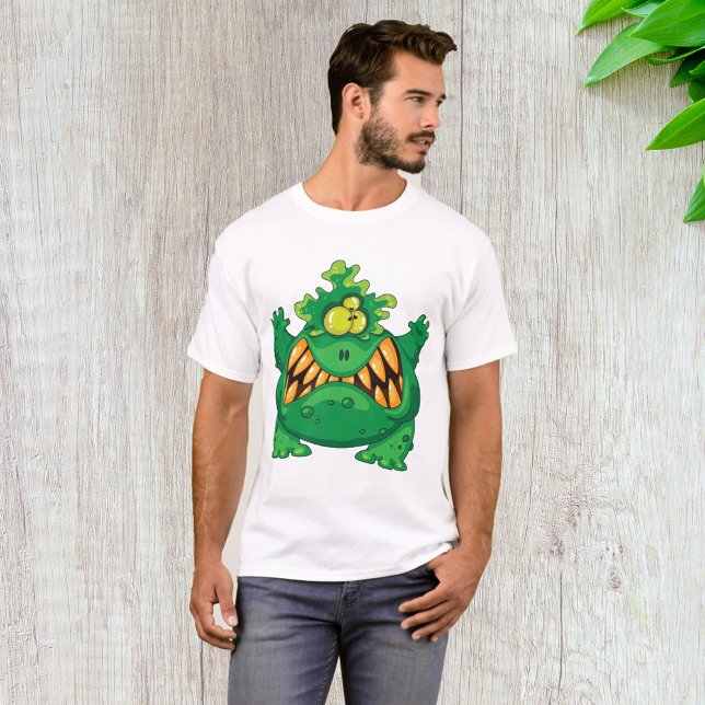 Crazy Green Monster T-Shirt (Von Creator hochgeladen)