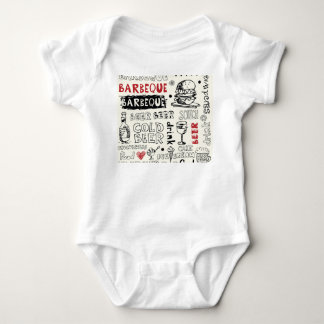 Crazy GRILLEN: Whimsical Doodle Art Baby Strampler