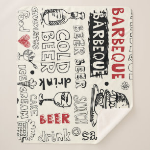 Crazy GRILLEN: Whimsical Doodle Art Sherpadecke