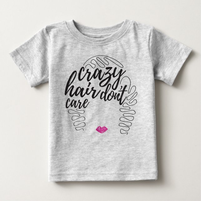Crazy Hair Baby T-shirt (Vorderseite)