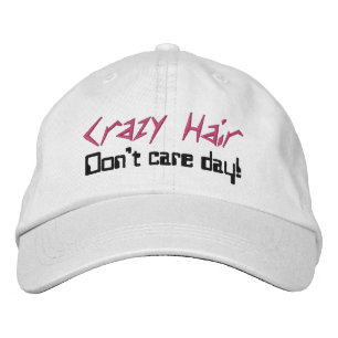 Crazy Hair kümmert Day Corel nicht Bestickte Baseballkappe