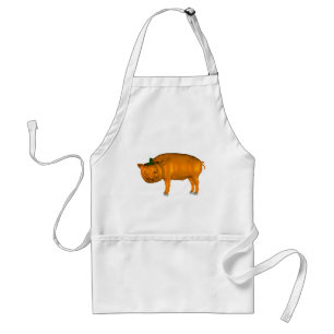 Crazy Halloween Pig Schürze