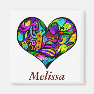 Crazy Heart Magnet