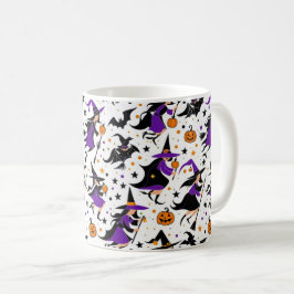 Crazy Hexenkompilationsmuster Kaffeetasse