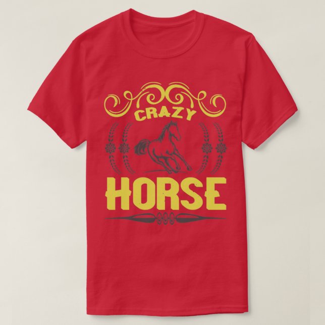 Crazy Horse Designs T-Shirt (Design vorne)