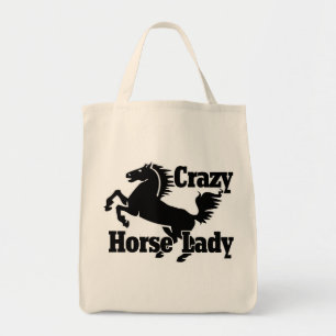 Crazy Horse Lady Tragetasche