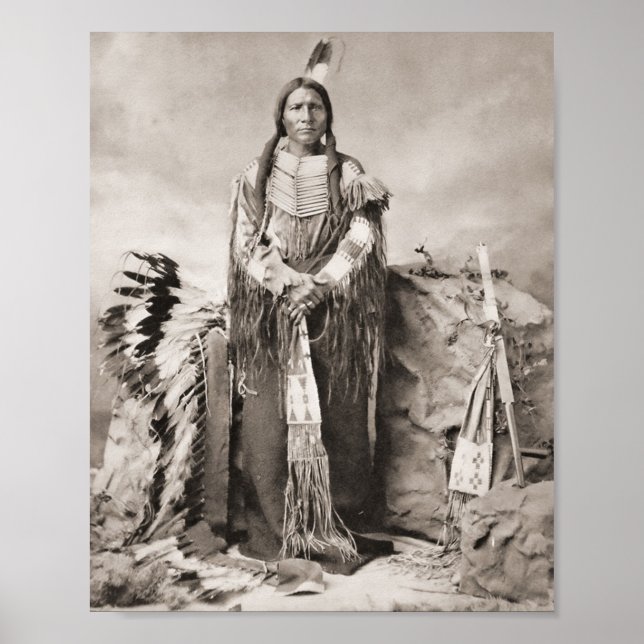 Crazy Horse Portrait Poster (Vorne)