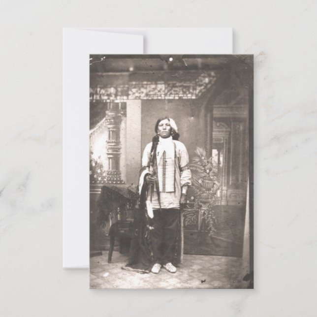 Crazy Horse Portrait Save The Date (Vorderseite)