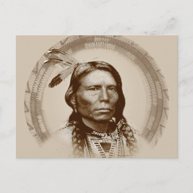 Crazy Horse Postkarte (Vorderseite)