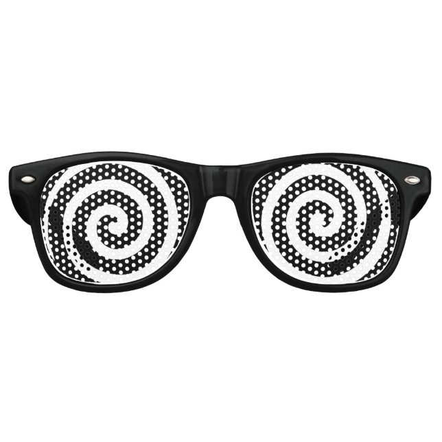 Crazy hypnotisierende Augen, lustige Party-Schatti Partybrille (Vorderseite)
