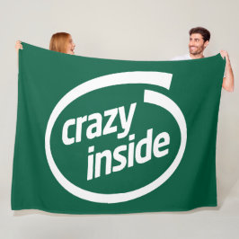 Crazy inside fleecedecke