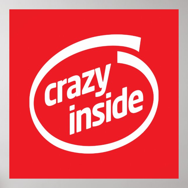 Crazy inside poster (Vorne)