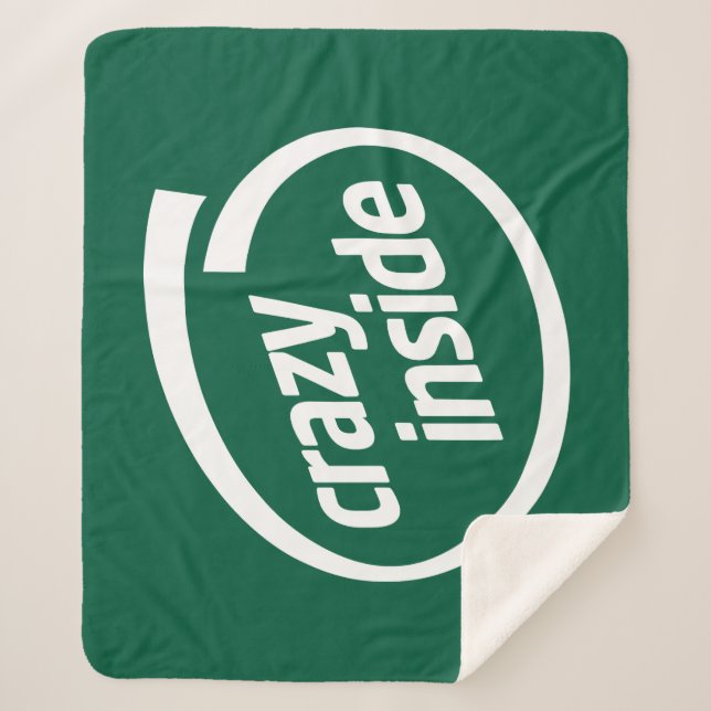 Crazy inside sherpadecke (Vorderseite)