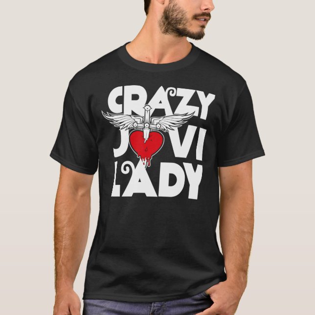 crazy jovi lady wanted dead or alive bon shirt jov (Vorderseite)
