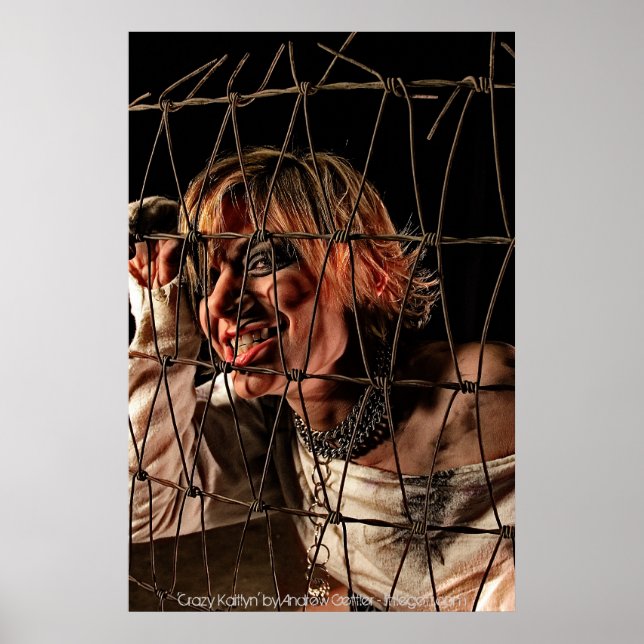 Crazy Kaitlyn von Andrew Gettler Poster (Vorne)