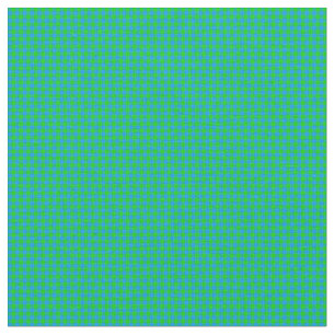 CRAZY KIDS COLORS-Gingham 05-Blue-Green-Fabrics Stoff