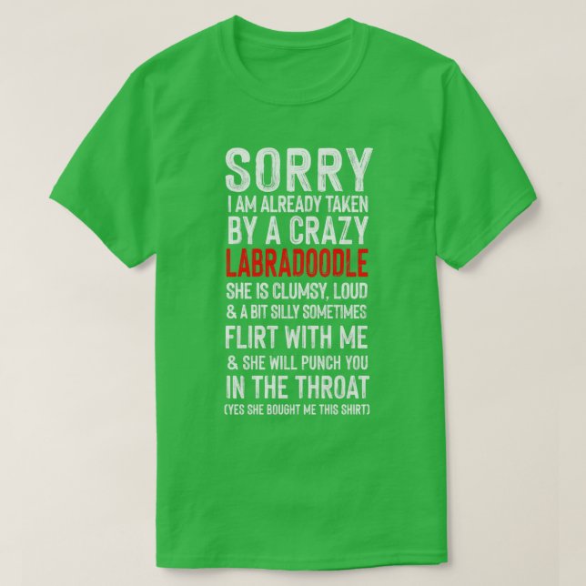 Crazy Labradle Meme Spaß T-Shirt (Design vorne)