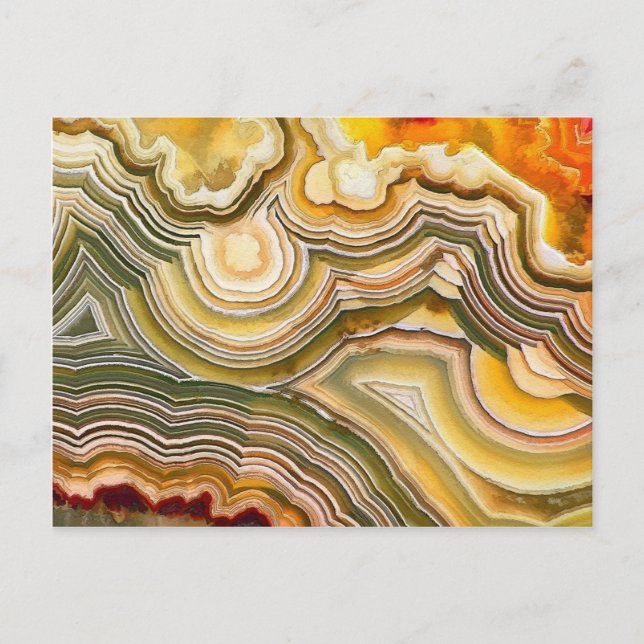 Crazy Lace Agate Fantasy Opus 02 Postkarte (Vorderseite)