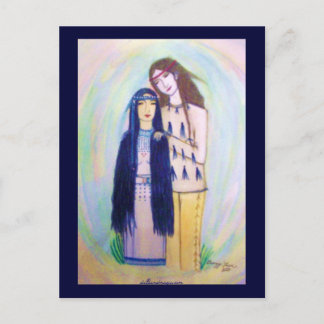 Crazy Liebe Postkarte