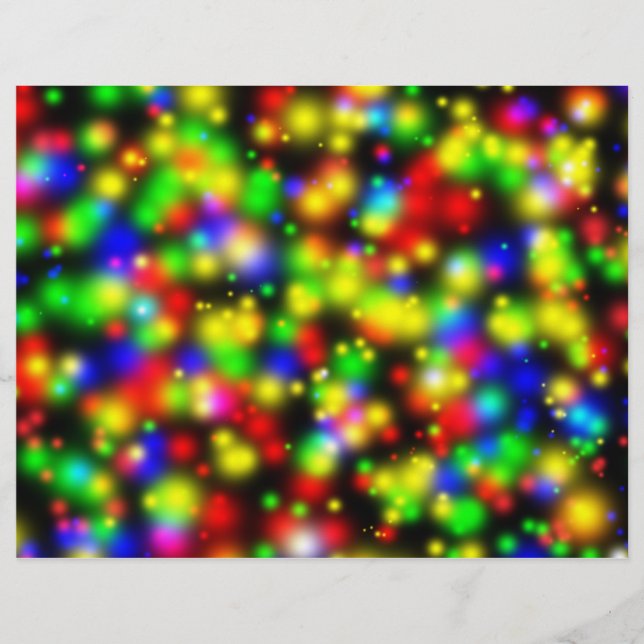 Crazy Lights Scrapbook Papier (Vorderseite)
