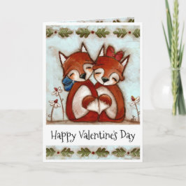 Crazy like a Fox - Valentinstag Card Feiertagskarte