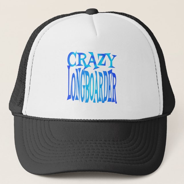 Crazy Longboarder Truckerkappe (Vorderseite)