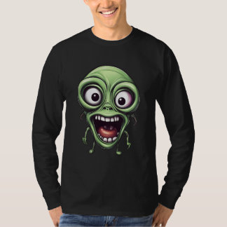 Crazy lustige Alien T-Shirt