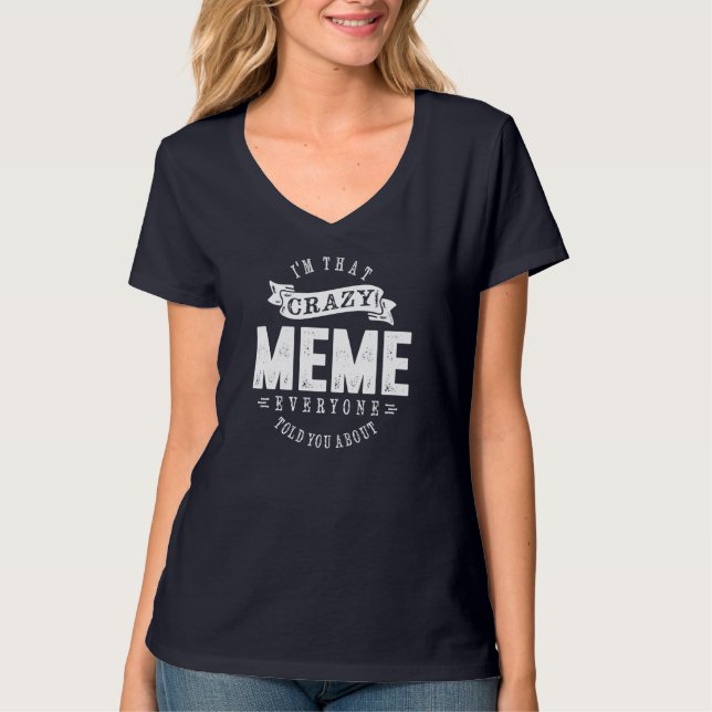 Crazy Meme T-Shirt (Vorderseite)