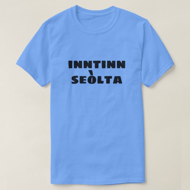 Crazy Mind in schottisch-gälisch-inntinn seòlta T-Shirt (Design vorne)