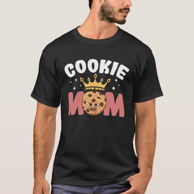 Crazy Mom Baking Mama Baker Chef Dessert Mothers D T-Shirt (Vorderseite)