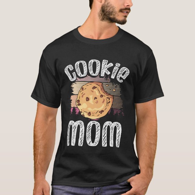 Crazy Mom Baking Mama Baker Chef Dessert Mothers D T-Shirt (Vorderseite)