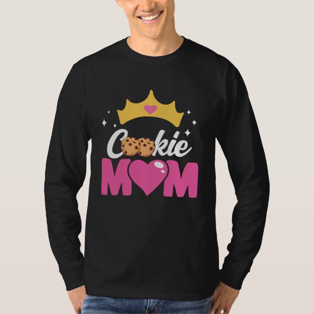 Crazy Mom Baking Mama Baker Chef Dessert Mothers D T-Shirt (Vorderseite)
