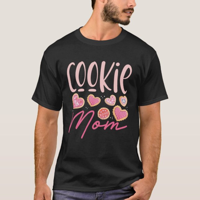Crazy Mom Baking Mama Baker Chef Dessert Mothers D T-Shirt (Vorderseite)