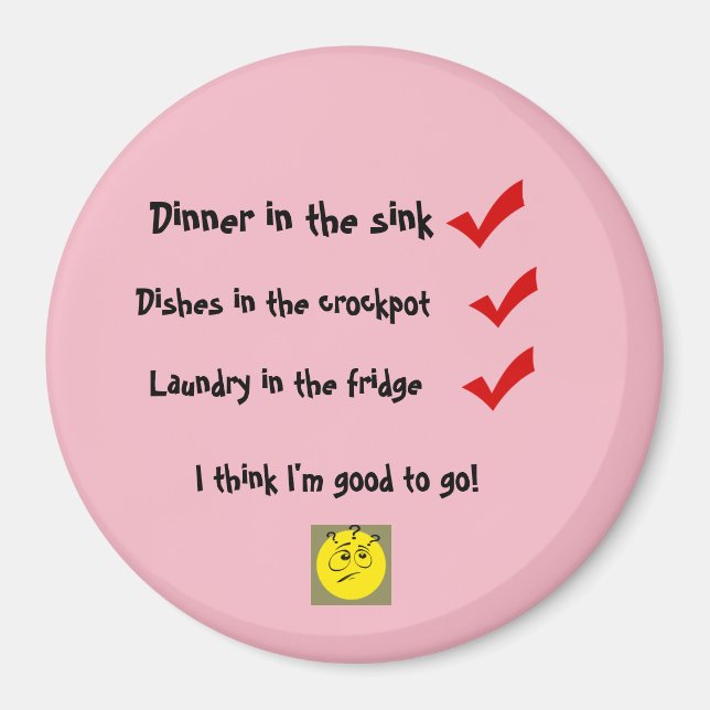 Crazy Mom Life Magnet (Vorne)