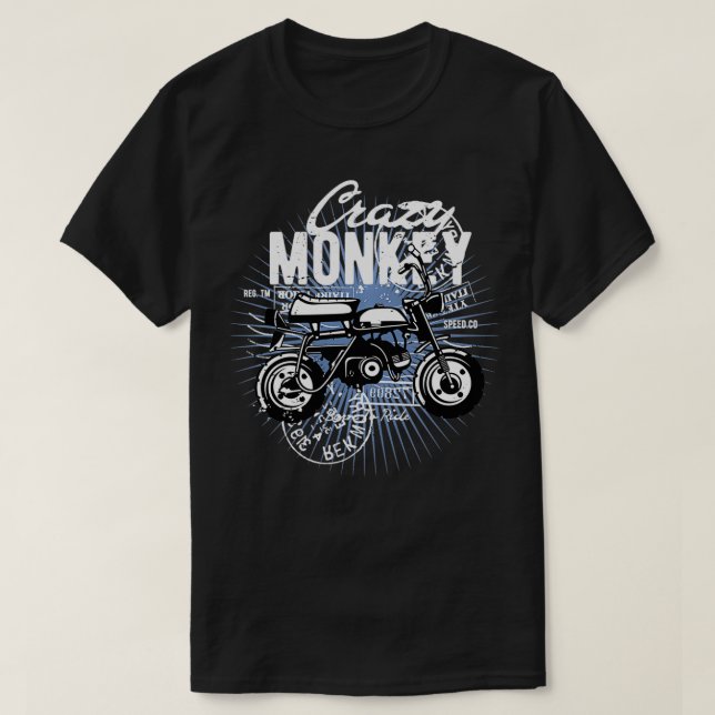 Crazy Monkey Bike Pullover (Design vorne)